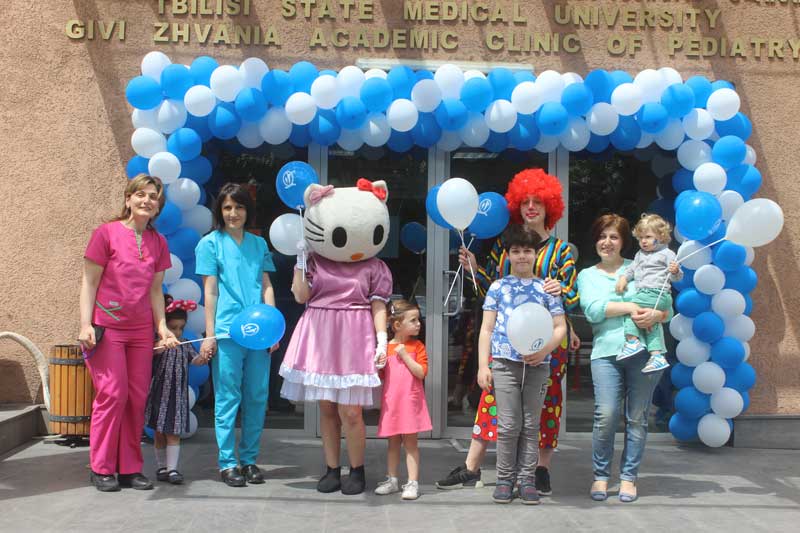 International Children's Day at the Givi Zhvania Pediatric Academic Clinic of Medical University