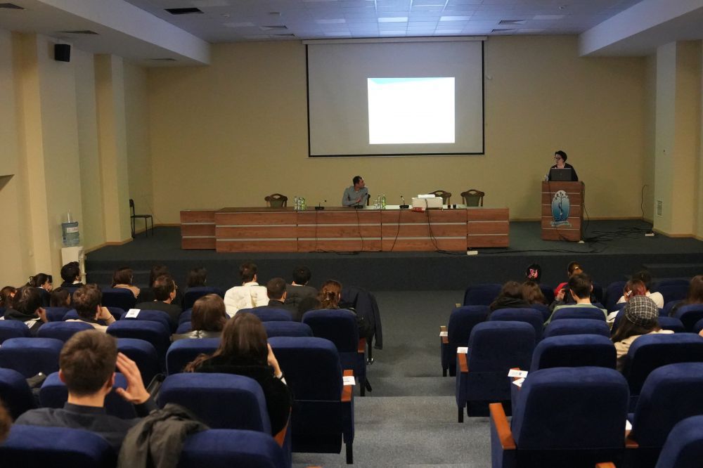 Public lecture of Professor Manana Iverieli at Tbilisi State Medical University 